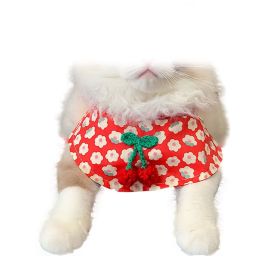 Small Dog Cat Cute Cherry Bibs Scarf Pet Bandana Neckerchief Accessories, Red Small Dog Cat Cute Cherry Bibs Scarf Pet Bandana Neckerchief Accessories, Red