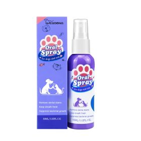 Yegbong Tooth Cleaning Spray For Cats And Dogs, Tooth Stains Fresh Breath Pets Oral Care Spray Yegbong Tooth Cleaning Spray For Cats And Dogs, Tooth Stains Fresh Breath Pets Oral Care Spray